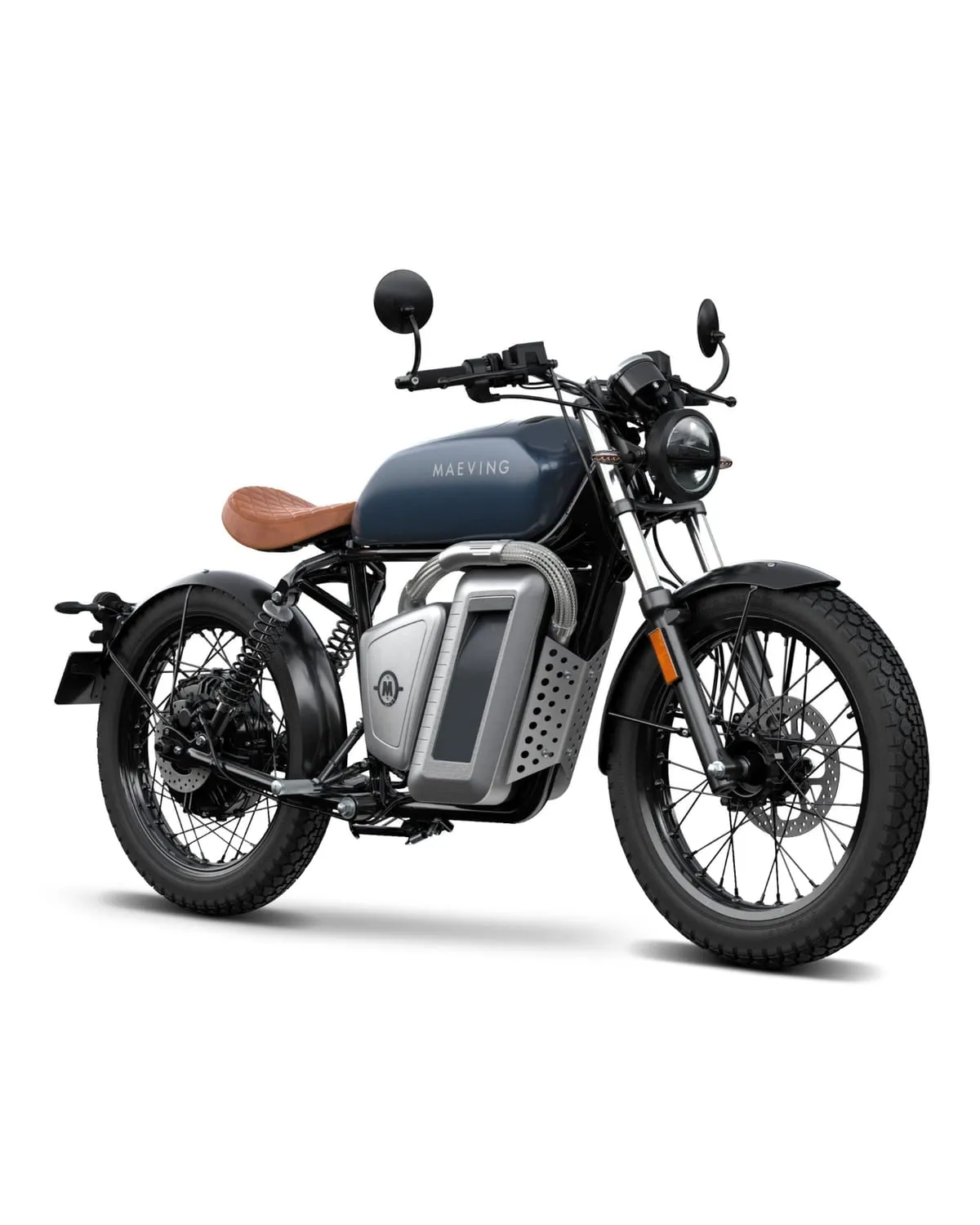 The Maeving electric motorcycle, developed with Bang Creations