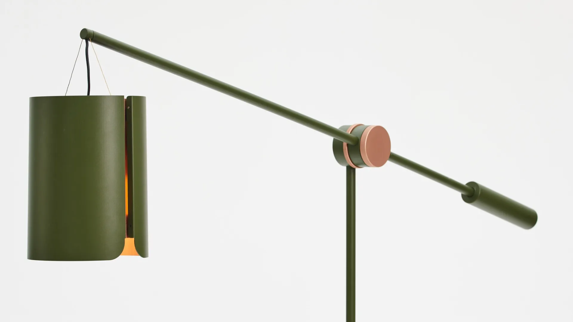 The Anthos indoor grow lamp on its adjustable stand