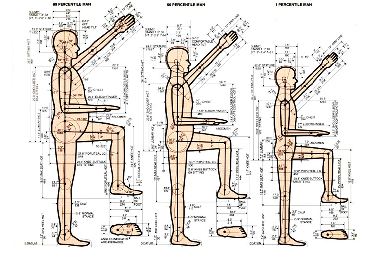 Ergonomics: User centered product design around human factors